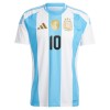 Maillot de Supporter Argentine Messi 10 Domicile 2024 Pour Homme